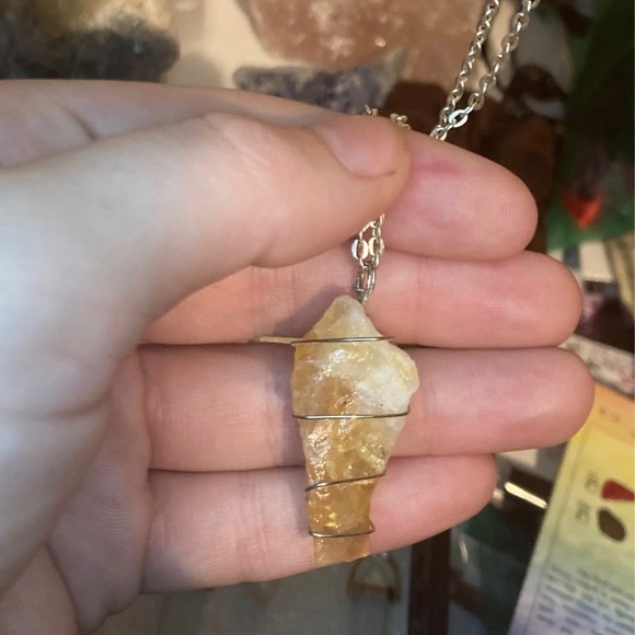 Citrine Crystal Pendant - Picture 2 of 2